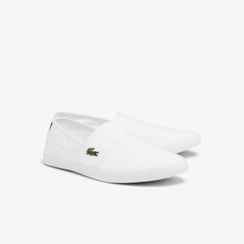 Lacoste Marice Canvas Slip-ons - Tenisky Pánské Bílé | CZ-lAkhwf